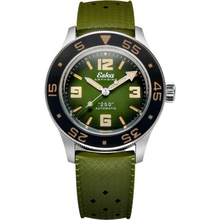 Montre Eska Amphibian 250 Green Turtle Limited Edition