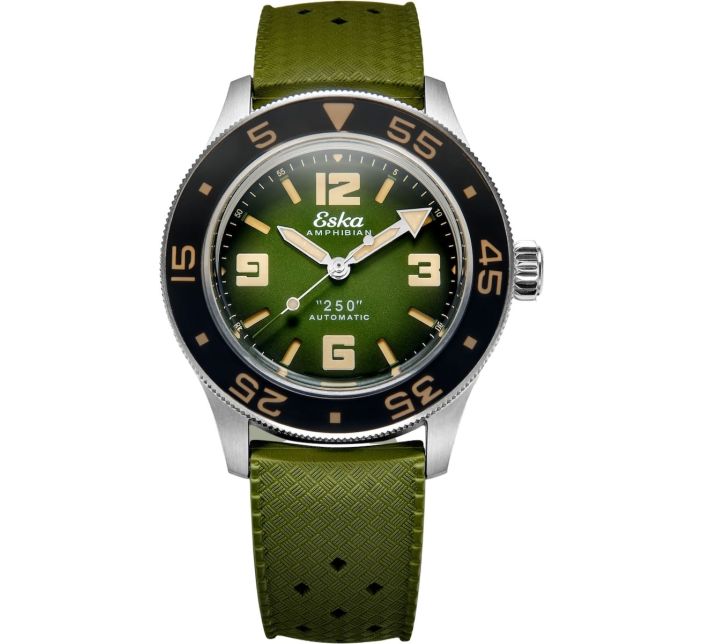 Montre Eska Amphibian 250 Green Turtle Limited Edition