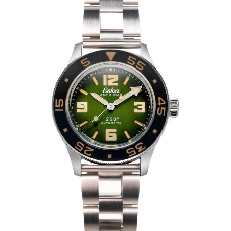 Montre Eska Amphibian 250 Green Turtle Limited Edition