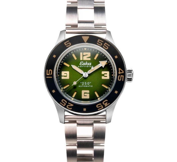 Montre Eska Amphibian 250 Green Turtle Limited Edition