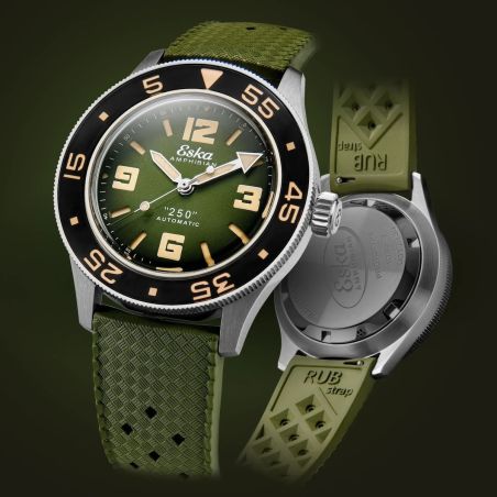 Montre Eska Amphibian 250 Green Turtle Limited Edition