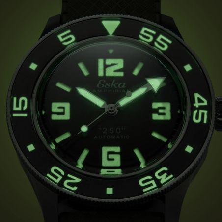 Montre Eska Amphibian 250 Green Turtle Limited Edition