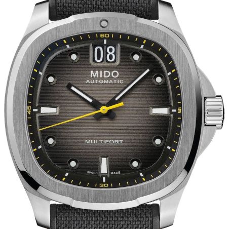 Montre Mido Multifort TV Big Date Grey Leather