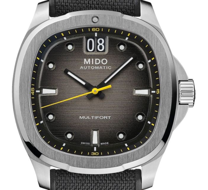 Montre Mido Multifort TV Big Date Grey Leather
