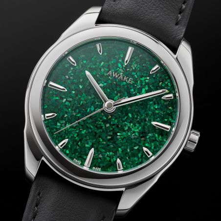 Montre Awake Sơn Mài Fragment « Green »