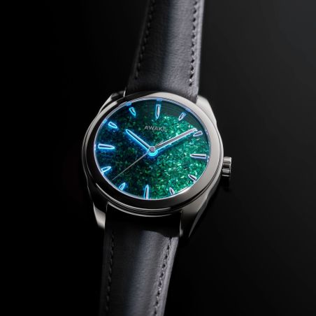 Montre Awake Sơn Mài Fragment « Green »