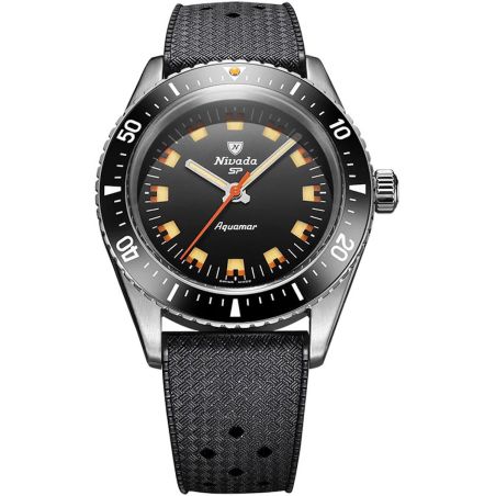 Montre Nivada Grenchen Antarctic Diver Aquamar Black 32068A