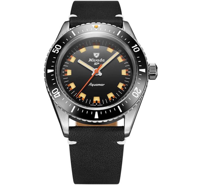 Montre Nivada Grenchen Antarctic Diver Aquamar Black 32068A