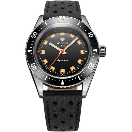 Montre Nivada Grenchen Antarctic Diver Aquamar Black 32068A