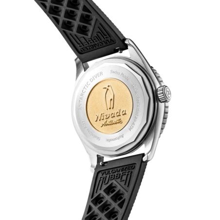 Montre Nivada Grenchen Antarctic Diver Aquamar Black 32068A