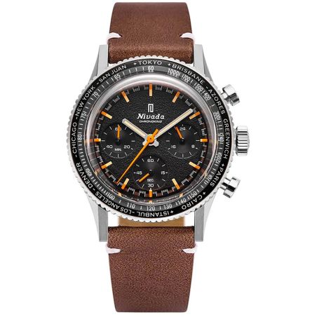 Montre Nivada Chronoking Mecaquartz Inter.Bezel GMT 87042Q