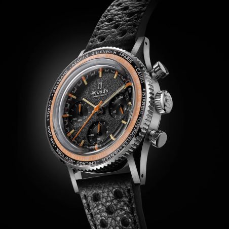 Montre Nivada Chronoking Mecaquartz Inter.Bezel GMT 87042Q