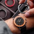 Montre Nivada Chronoking Mecaquartz Inter.Bezel GMT 87042Q