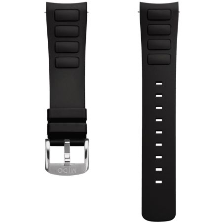 Bracelet Mido Multifort TV Big Date 22mm Noir