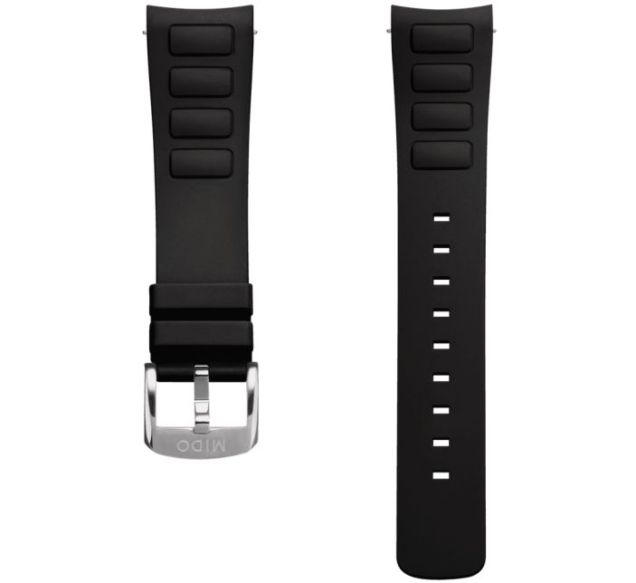 Bracelet Mido Multifort TV Big Date 22mm Noir