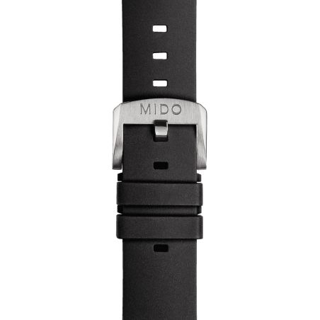 Bracelet Mido Multifort TV Big Date 22mm Noir