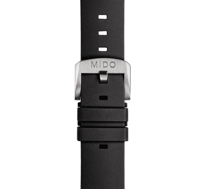 Bracelet Mido Multifort TV Big Date 22mm Noir