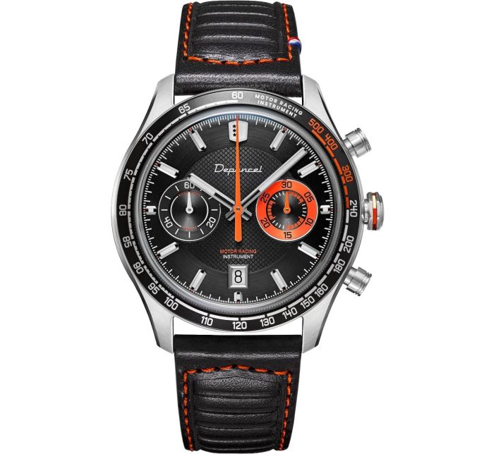 Montre Depancel Allure Automatic Chronograph | Black Tangerine Édition Limitée