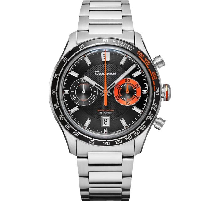 Montre Depancel Allure Automatic Chronograph | Black Tangerine Édition Limitée
