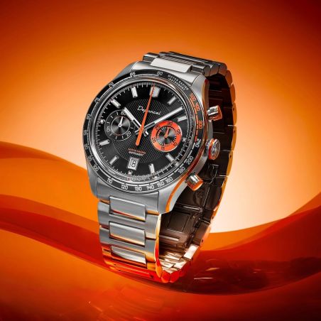 Montre Depancel Allure Automatic Chronograph | Black Tangerine Édition Limitée