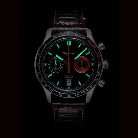 Montre Depancel Allure Automatic Chronograph | Black Tangerine Édition Limitée
