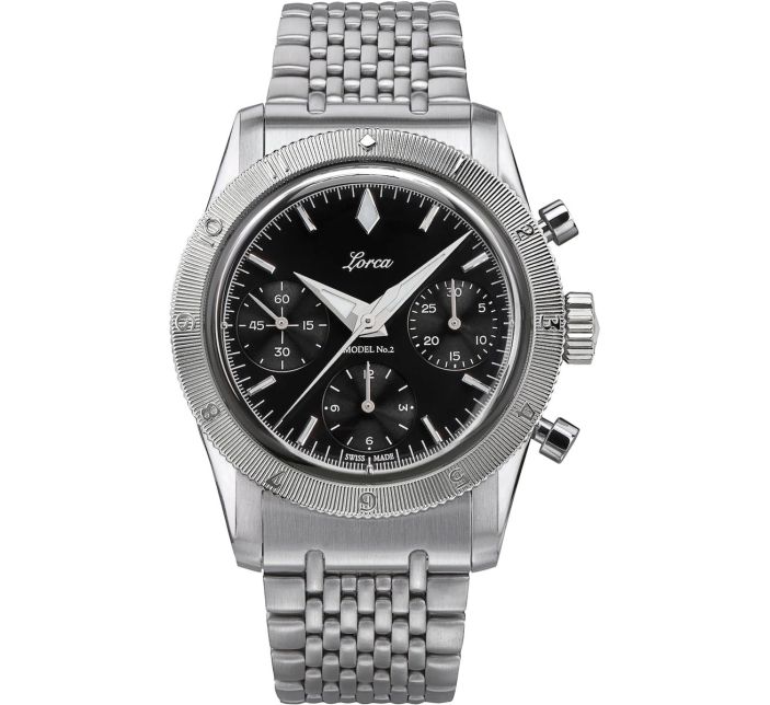 Montre Lorca Model N°2 Chronograph Black