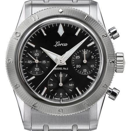 Montre Lorca Model N°2 Chronograph Black