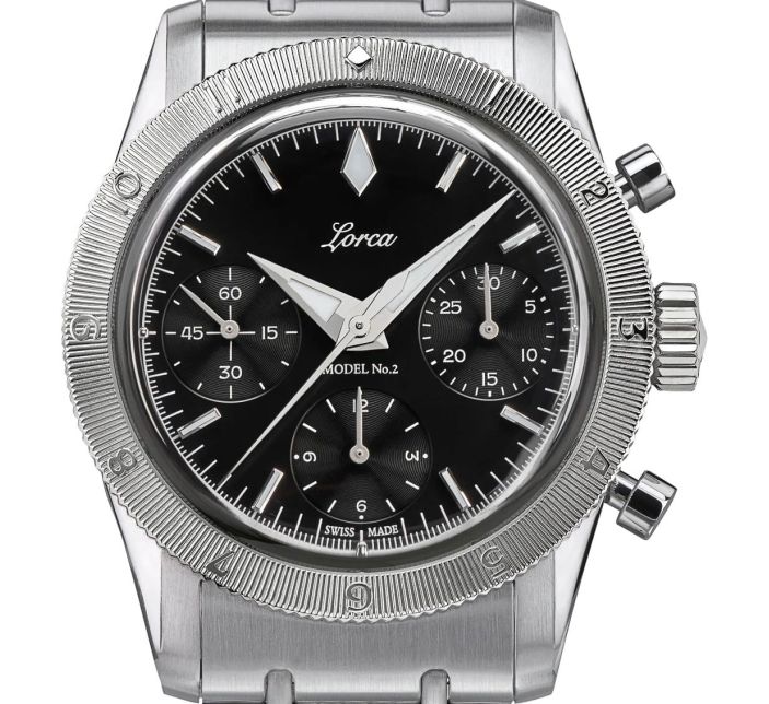 Montre Lorca Model N°2 Chronograph Black