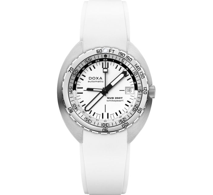 Montre Doxa SUB 250T GMT Whitepearl