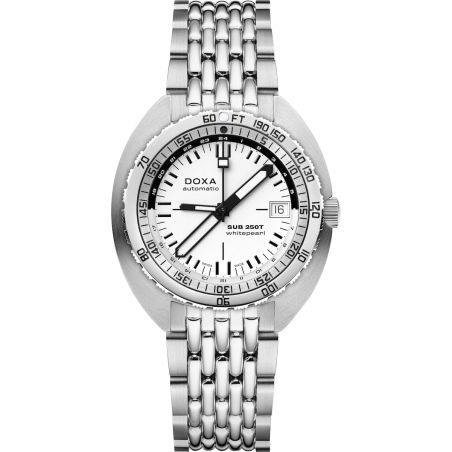 Montre Doxa SUB 250T GMT Whitepearl