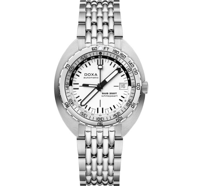 Montre Doxa SUB 250T GMT Whitepearl