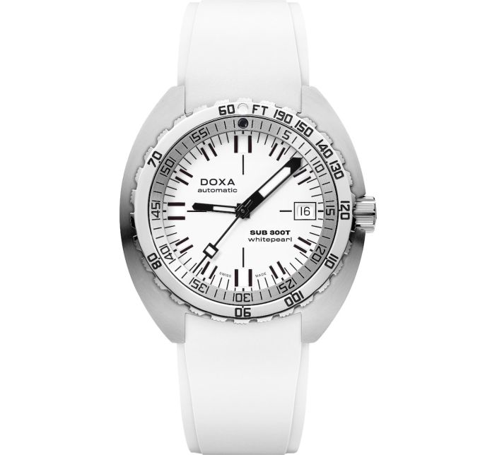 Montre Doxa SUB 300T Whitepearl