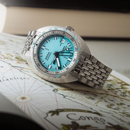 Montre Doxa SUB 250T GMT Aquamarine