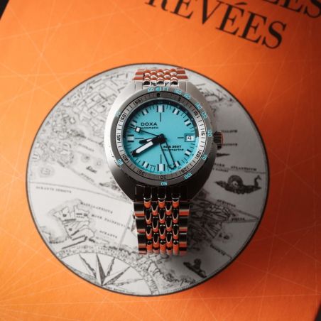 Montre Doxa SUB 250T GMT Aquamarine