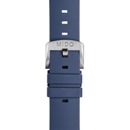 Bracelet Mido Multifort TV Big Date 22mm Bleu