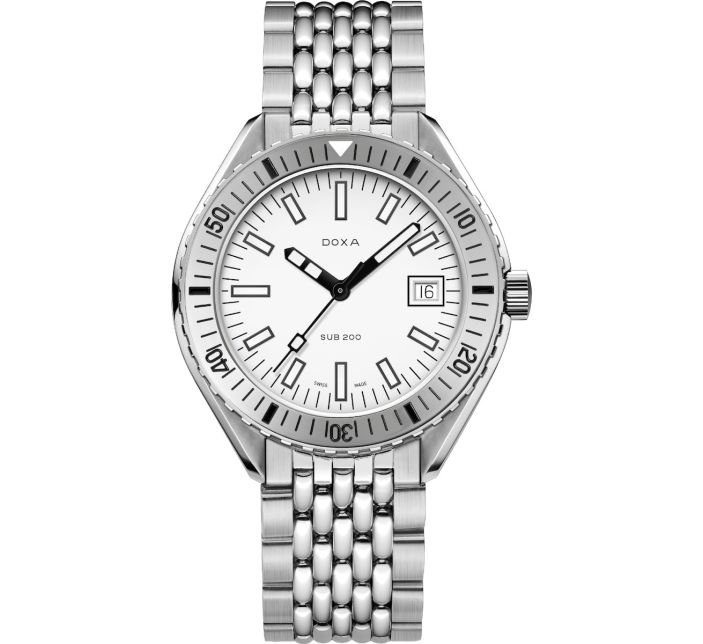 Montre Doxa SUB 200 Whitepearl Acier