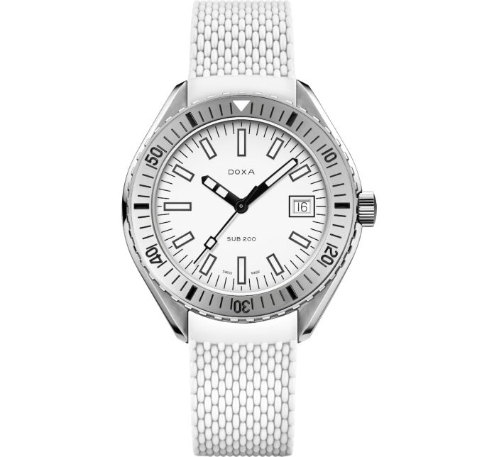 Montre Doxa SUB 200 Whitepearl Acier