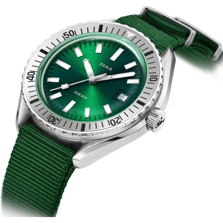 Montre Doxa SUB 200 Sea Emerald Acier