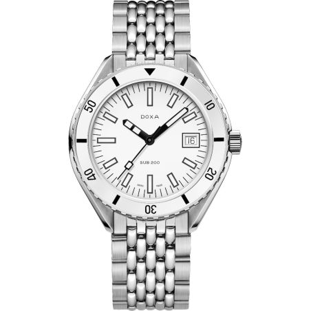 Montre Doxa SUB 200 Whitepearl Saphir