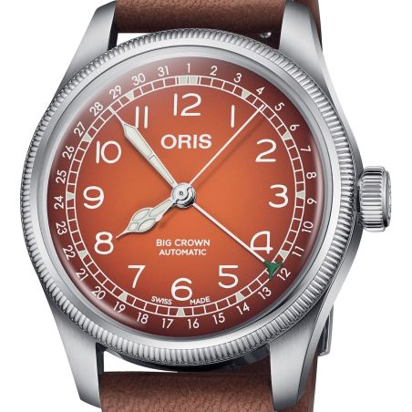 Montre Oris X Cervo Volante Big Crown Pointer Date | Red