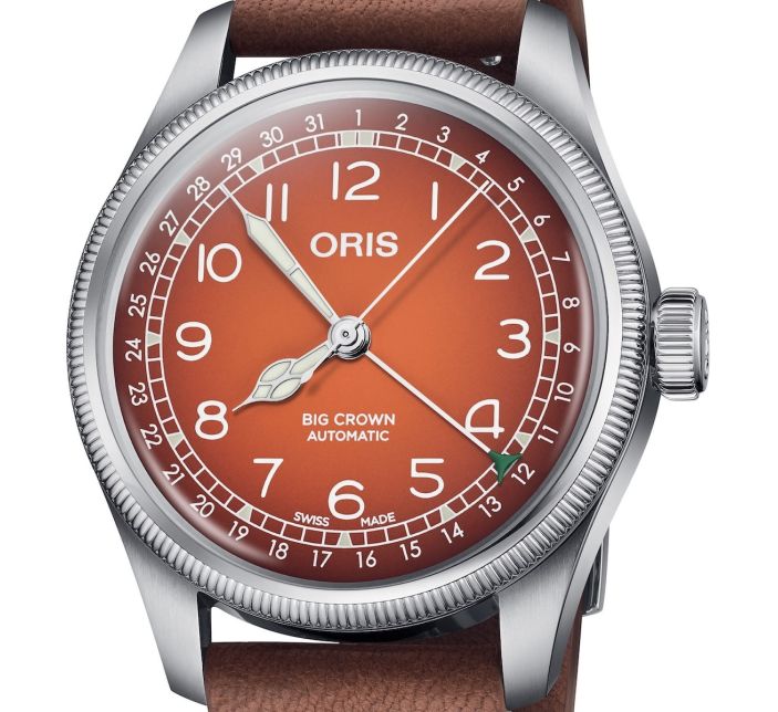Montre Oris X Cervo Volante Big Crown Pointer Date | Red