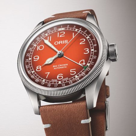 Montre Oris X Cervo Volante Big Crown Pointer Date | Red