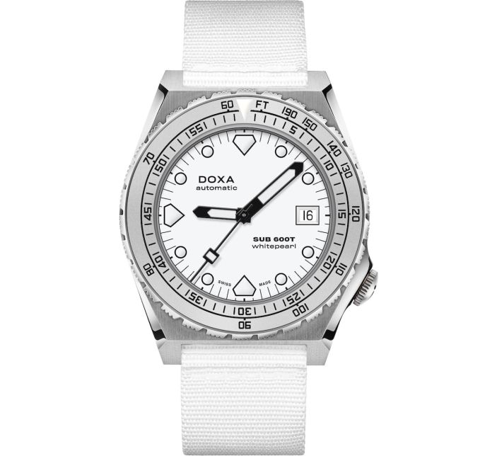 Montre Doxa SUB 600T Whitepearl