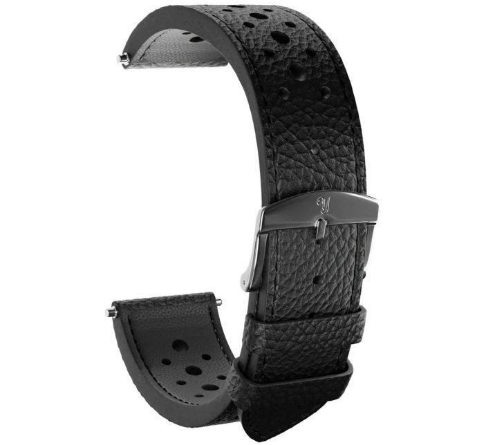 Bracelet Yema Cuir Rallye noir
