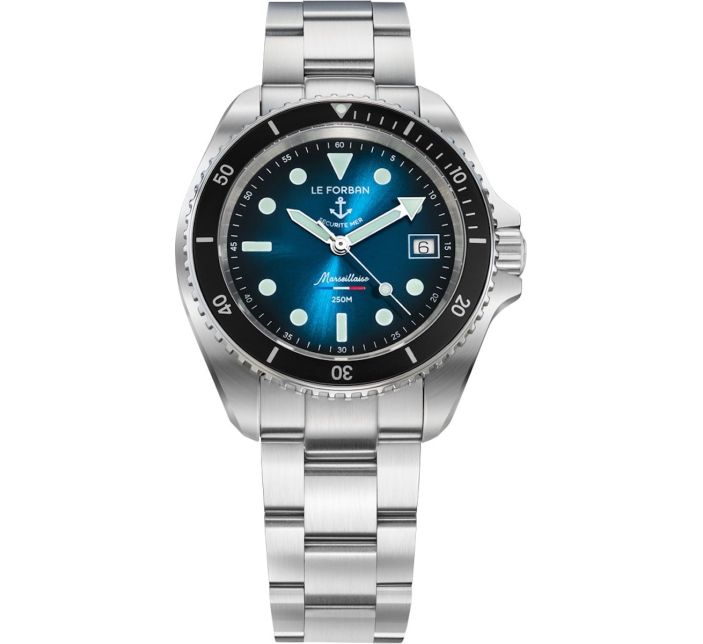 Montre Le Forban Marseillaise Bleu Abysse