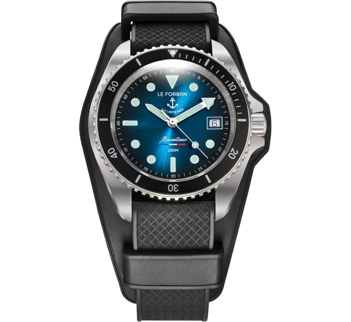 Montre Le Forban Marseillaise Bleu Abysse