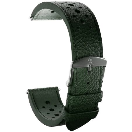 Bracelet Yema Cuir Rallye vert