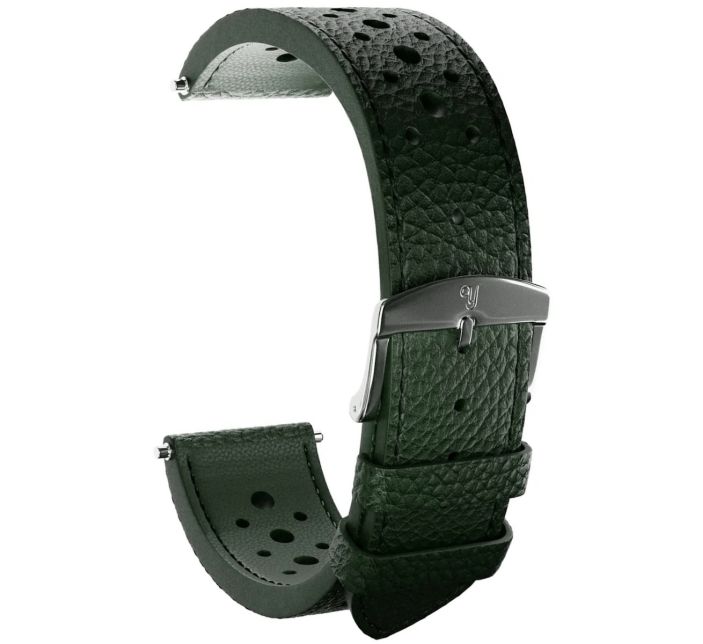 Bracelet Yema Cuir Rallye vert