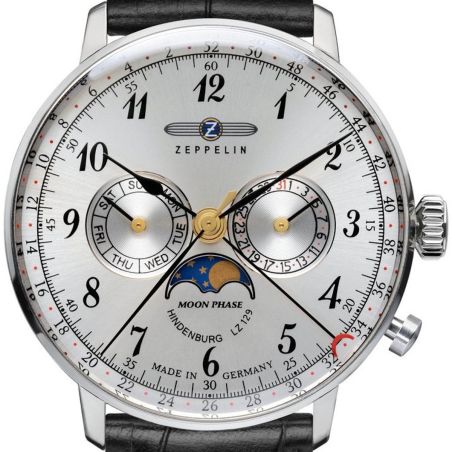 LZ 129 Hindenburg Moonphase Argent - Zeppelin