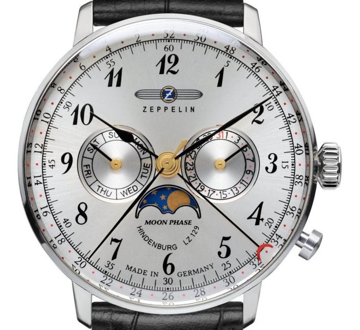 LZ 129 Hindenburg Moonphase Argent - Zeppelin